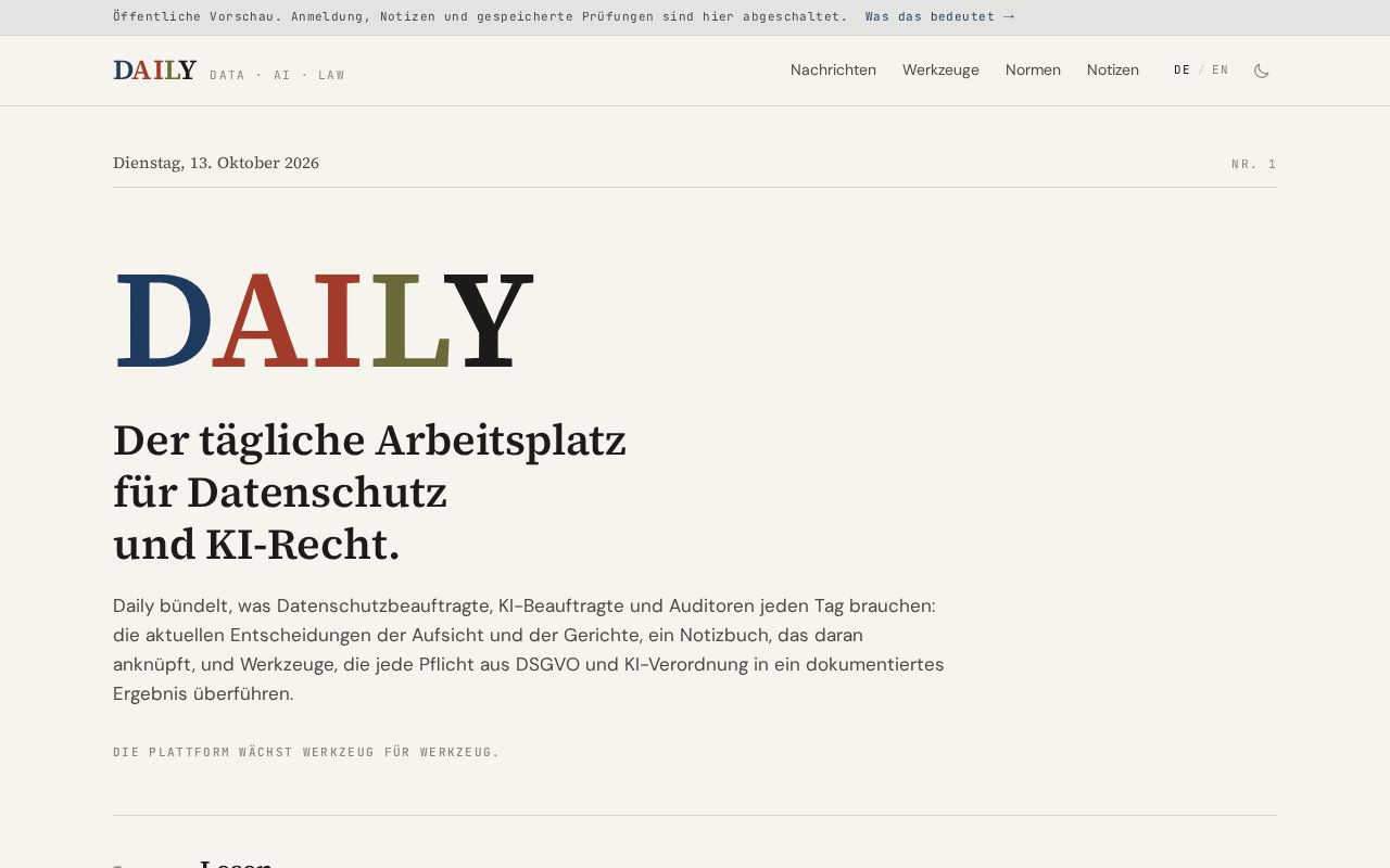 Preview of Daily