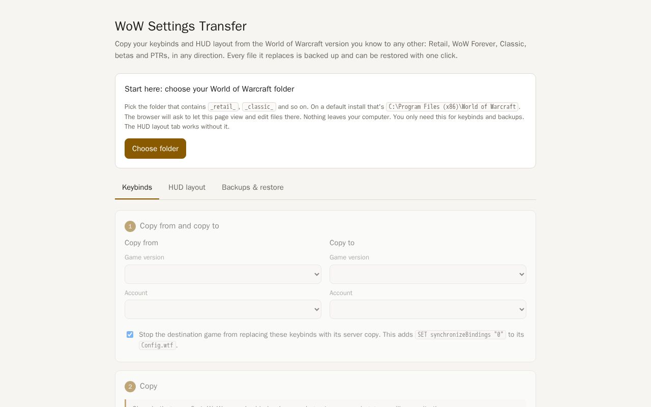 Preview of WoW UI Converter