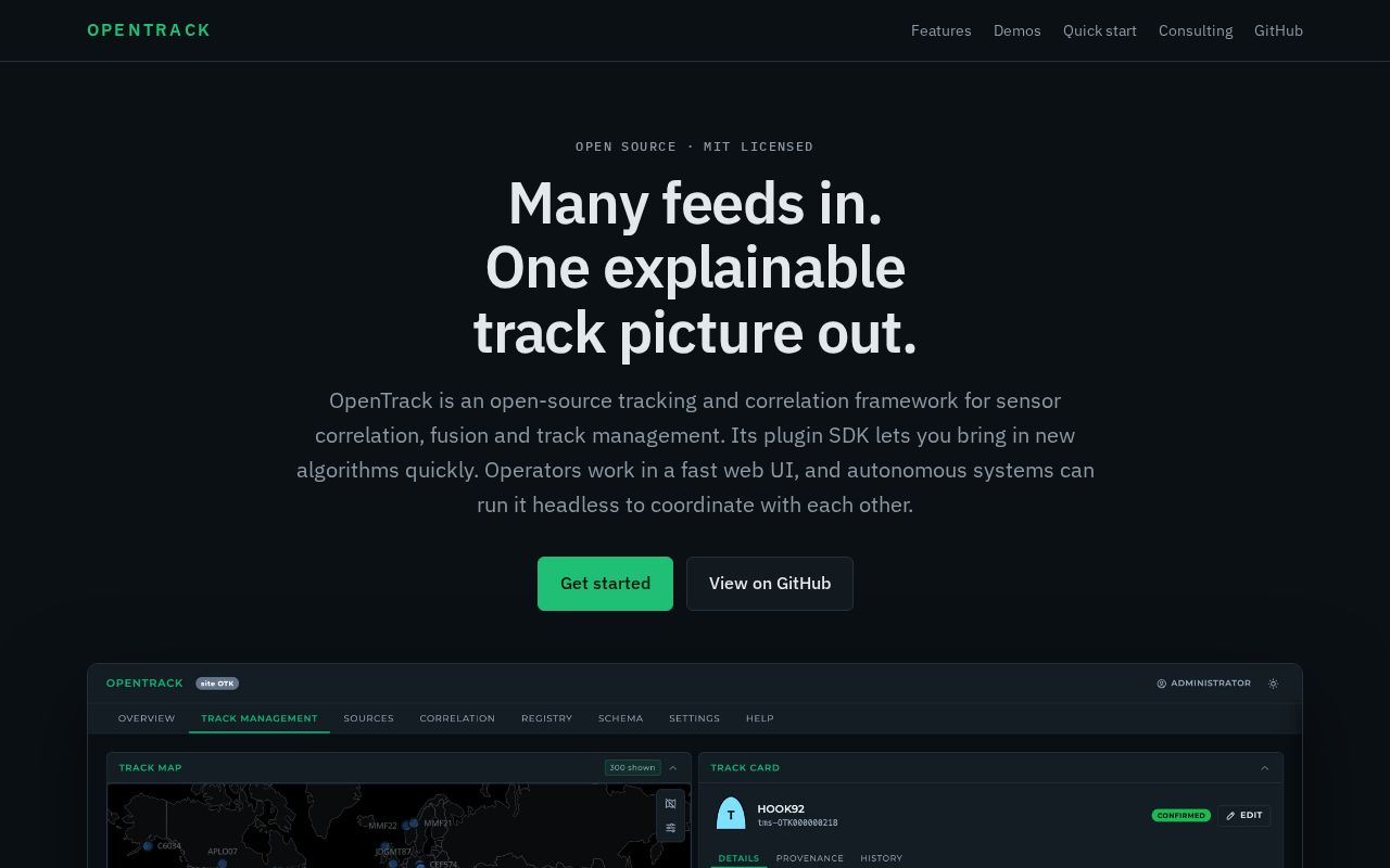 Preview of OpenTrack