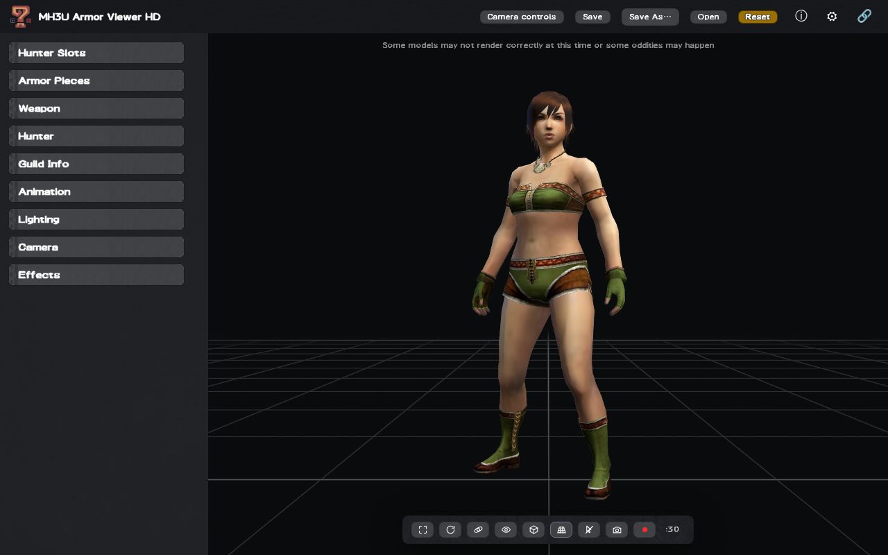 Preview of MH3U Armor Viewer HD