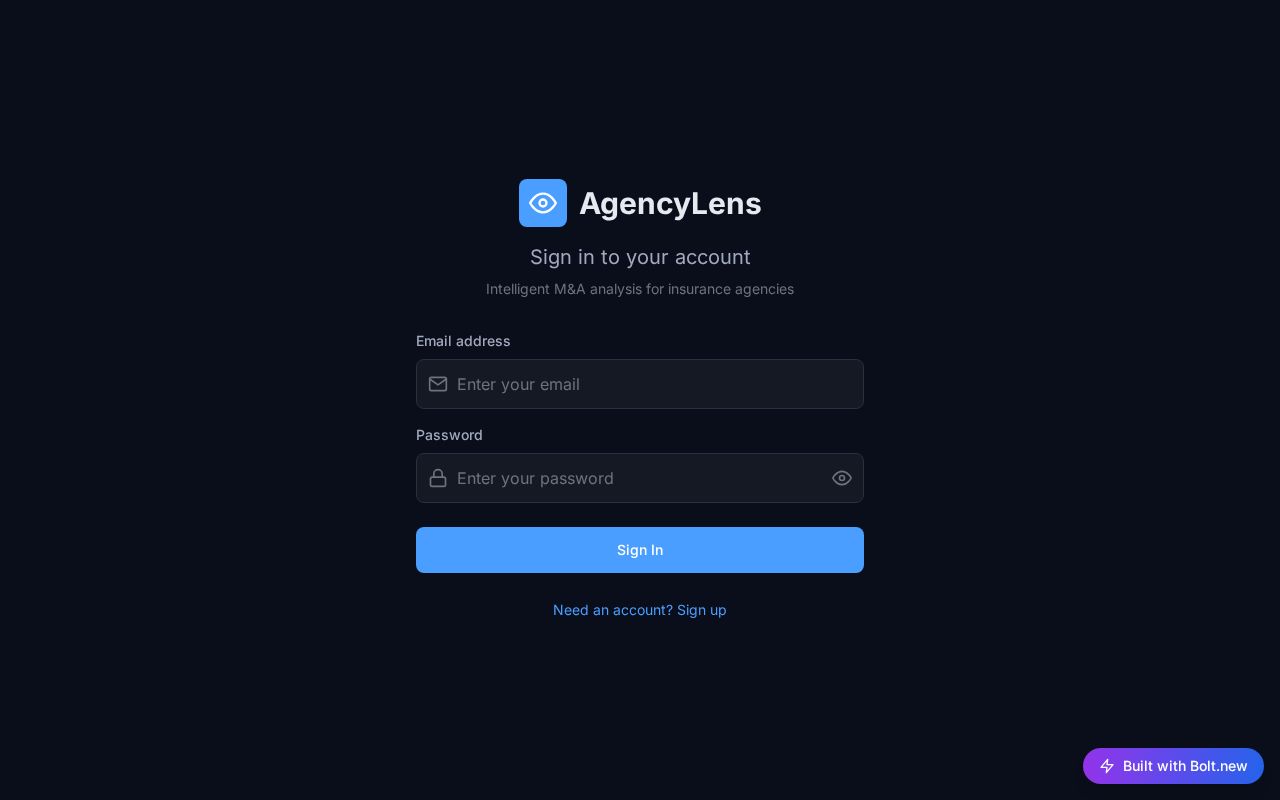 Preview of Agency Lens