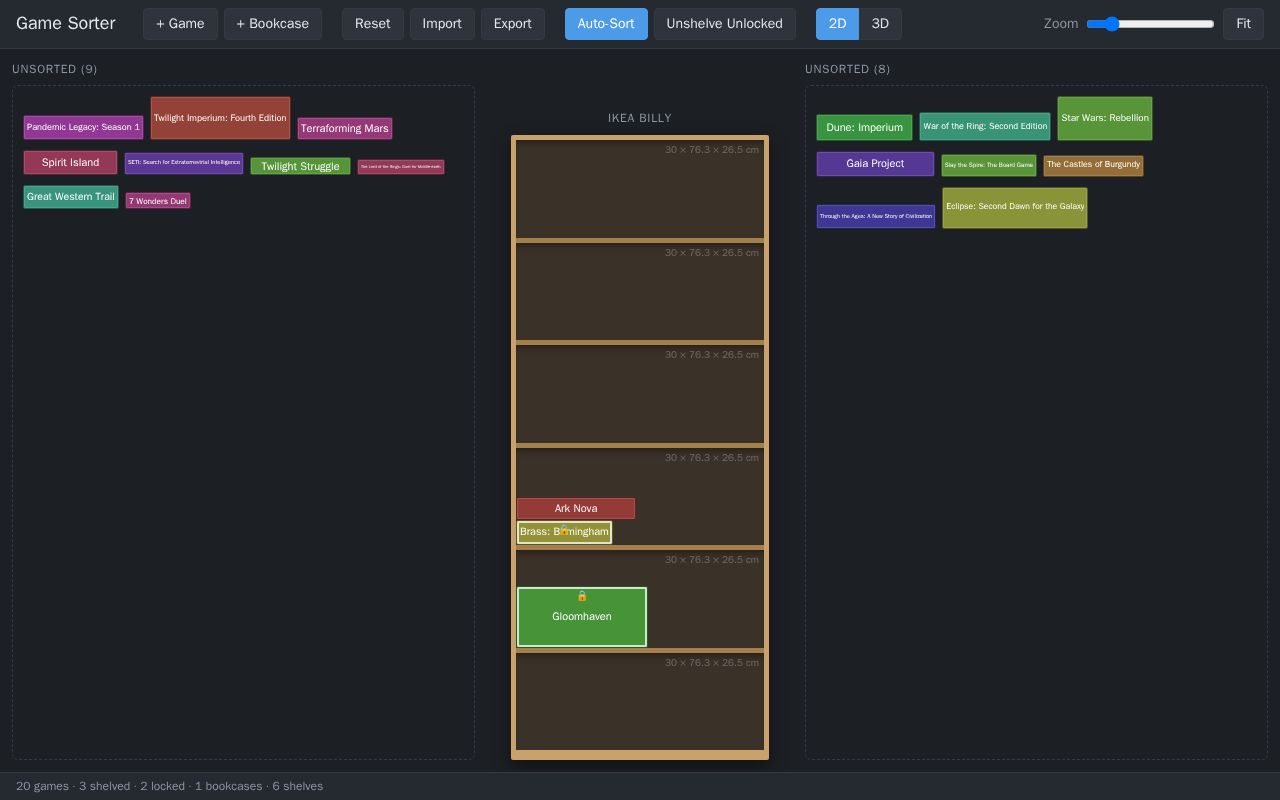 Preview of GameSorter