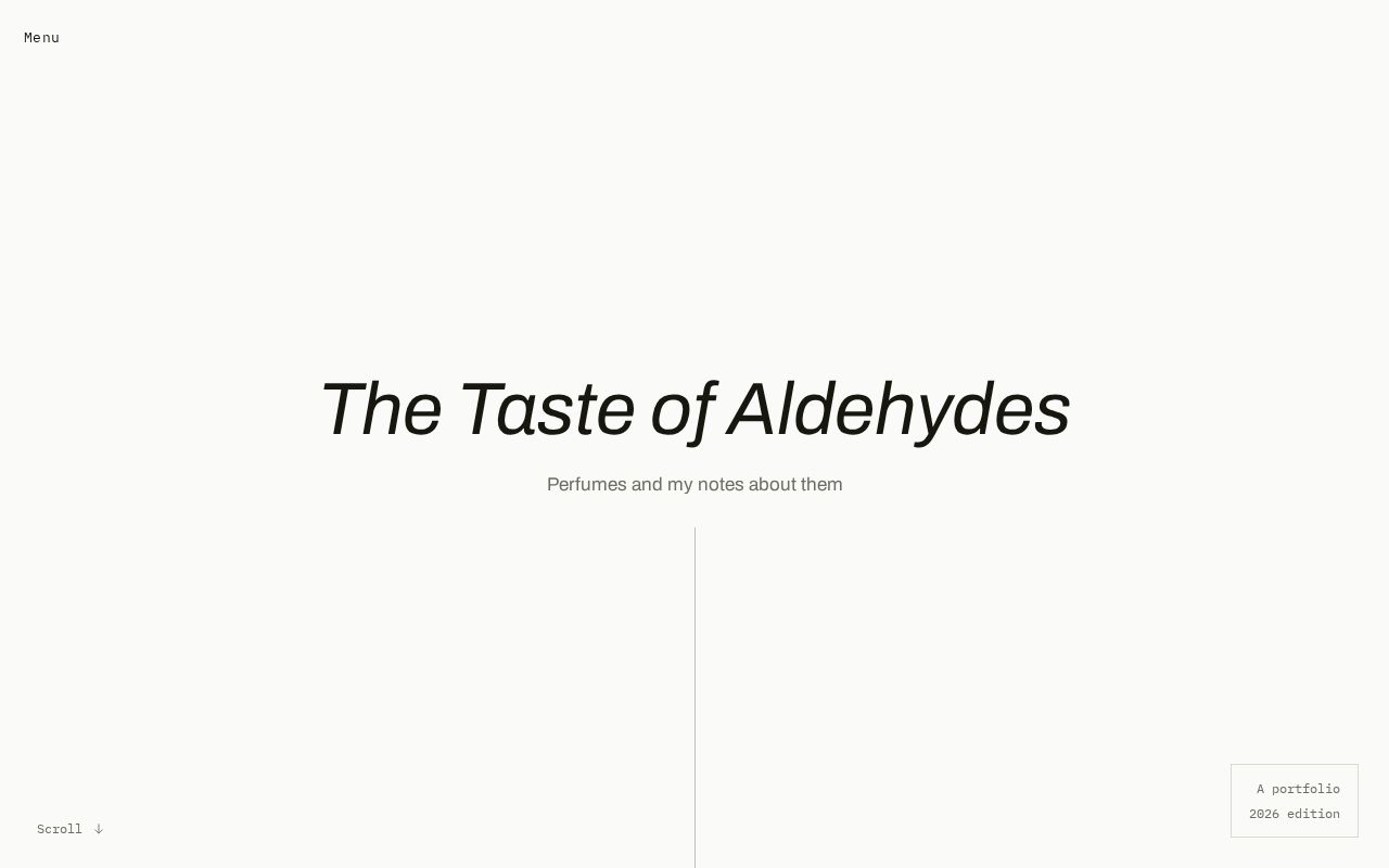 Preview of TheTasteofAldehydes