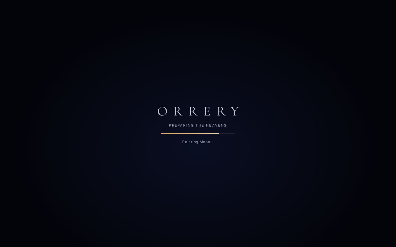 Preview of Orrery