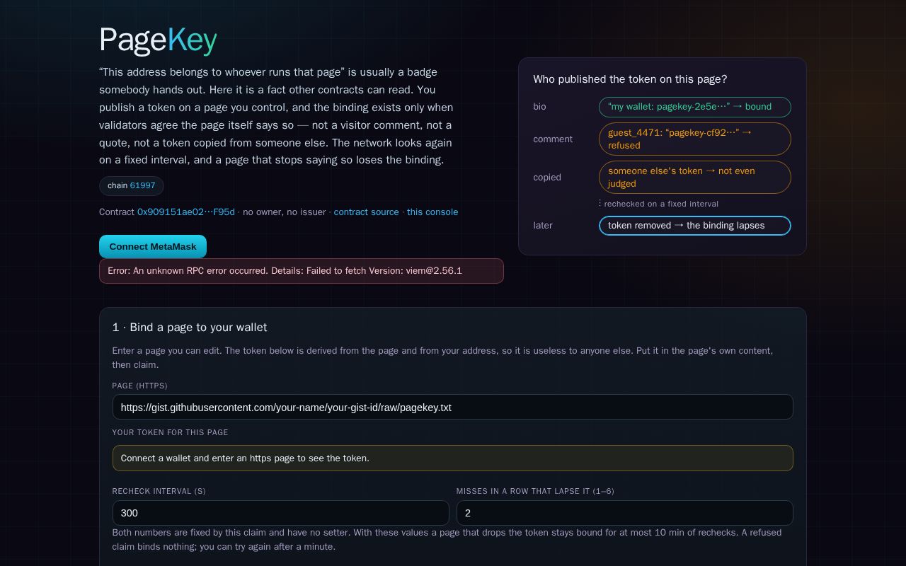 Preview of PageKey