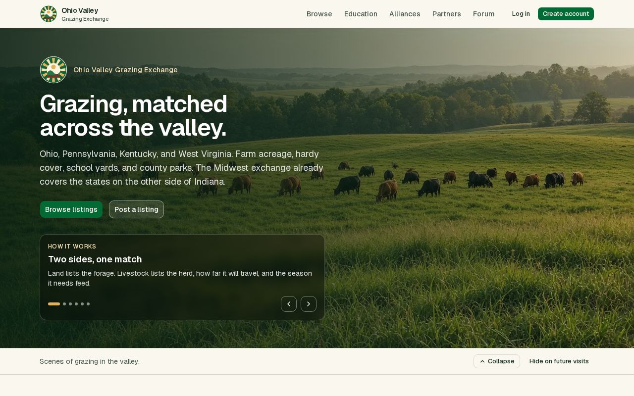 Preview of Ohio Valley Grazing Exchange