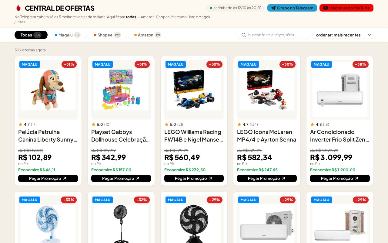 Preview of Central De Ofertas