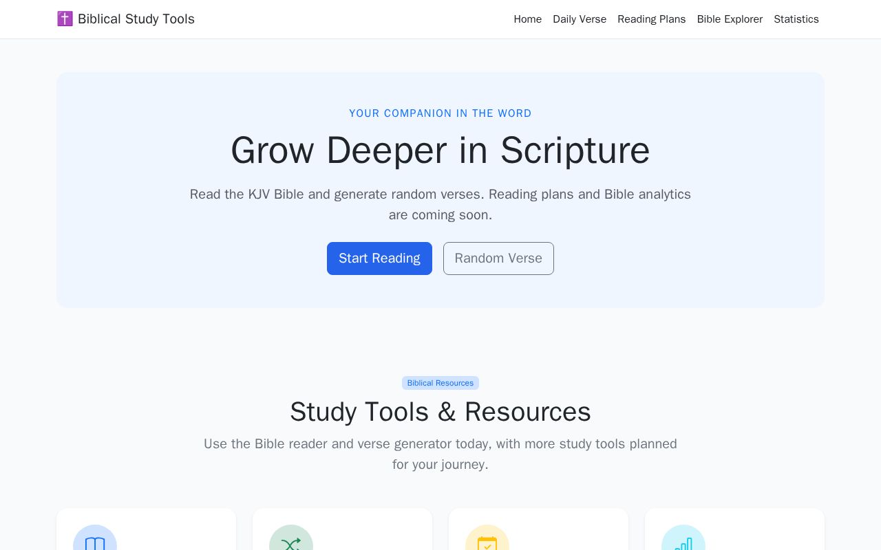Preview of Biblical Study Tools 2027