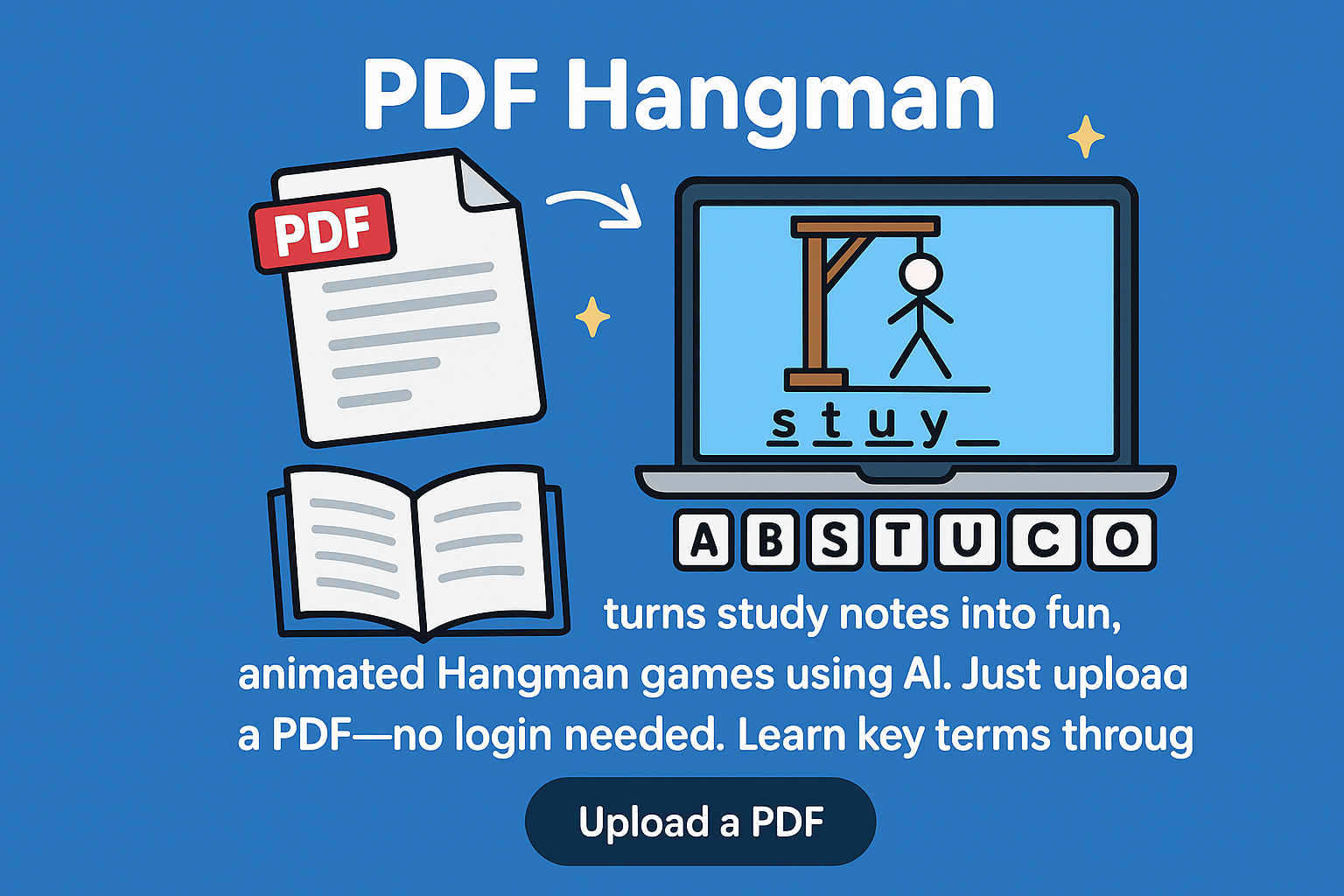 Preview of PDF Hangman - A Gamified studying experience
