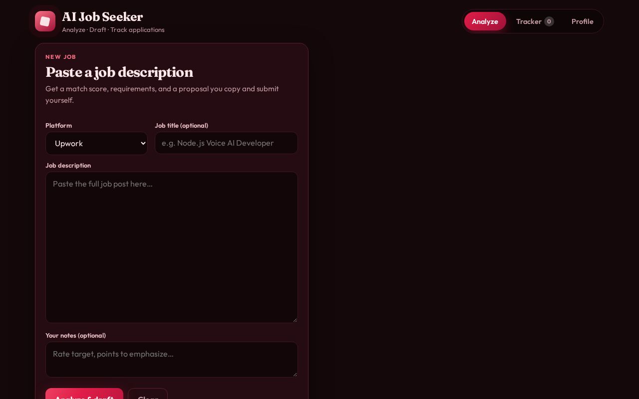 Preview of AI Job Seeker