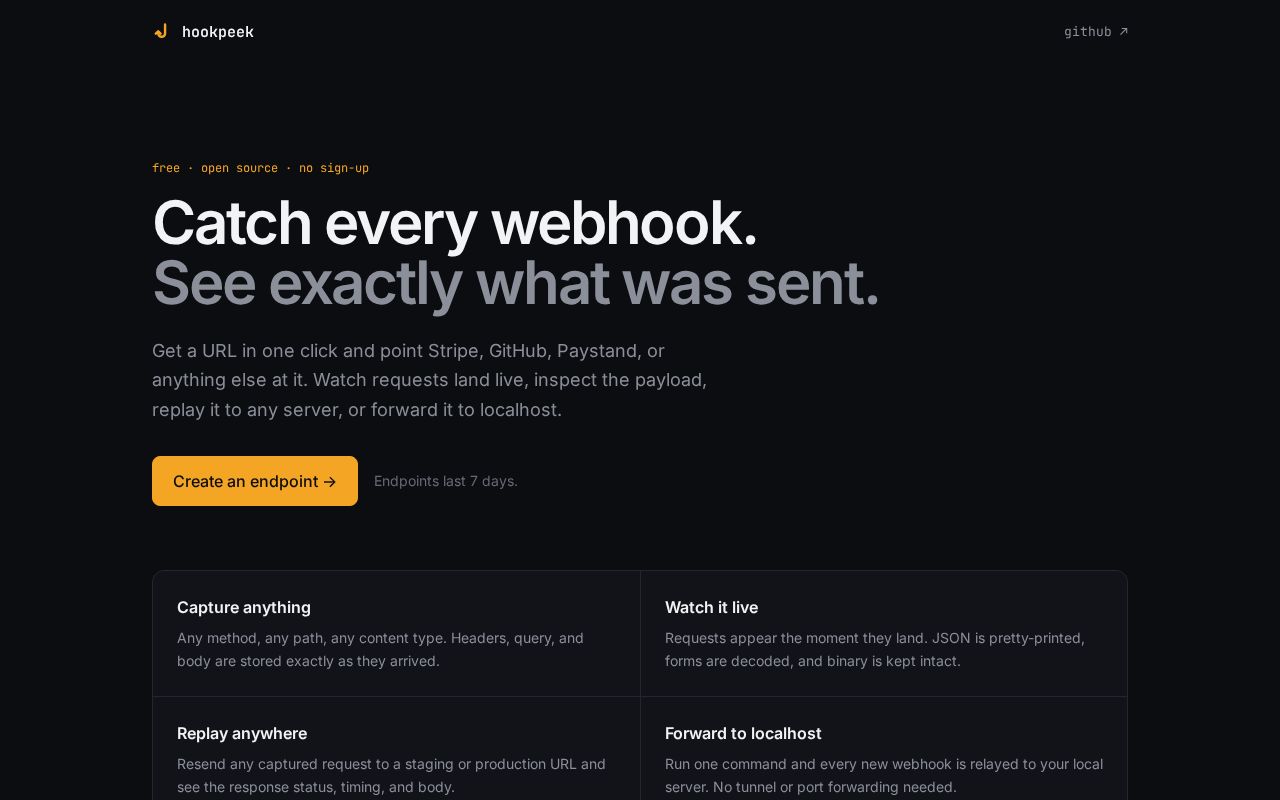 Preview of hookpeek