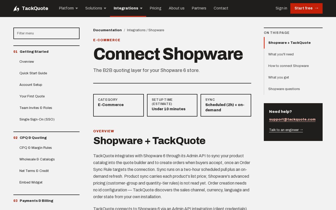 Preview of Shopware