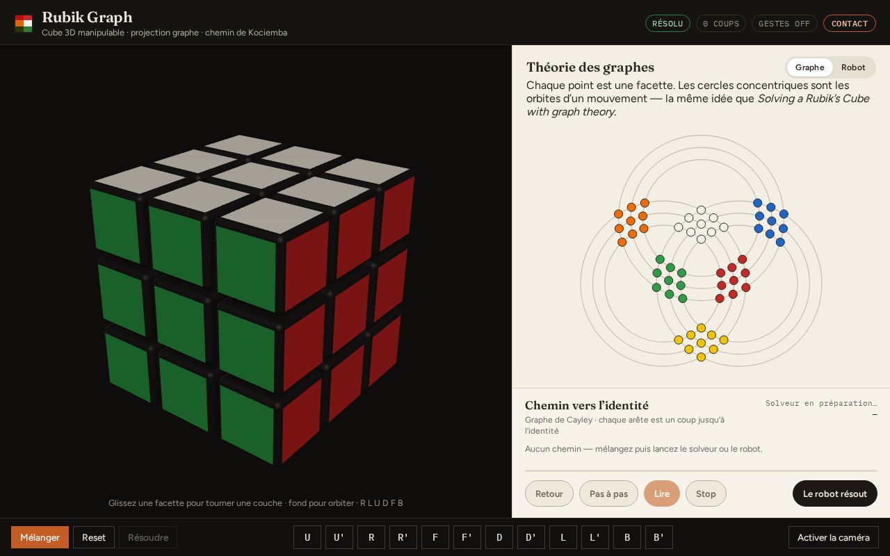 Preview of Rubiks Cube Js