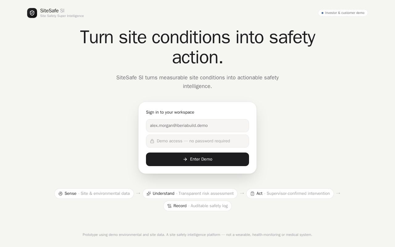 Preview of Sitesafe Si