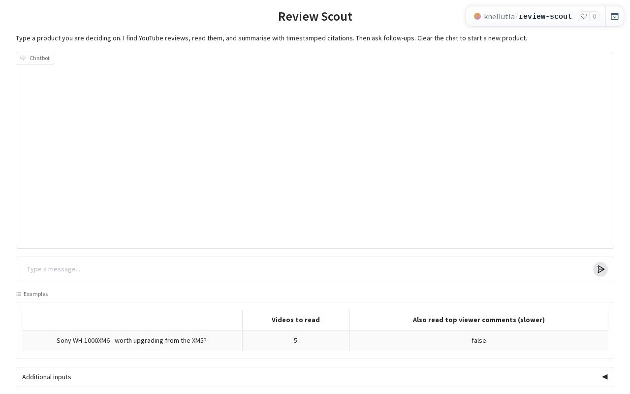 Preview of Review Scout