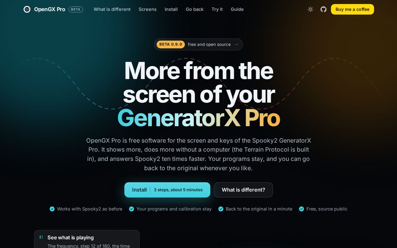 Preview of Opengx Pro