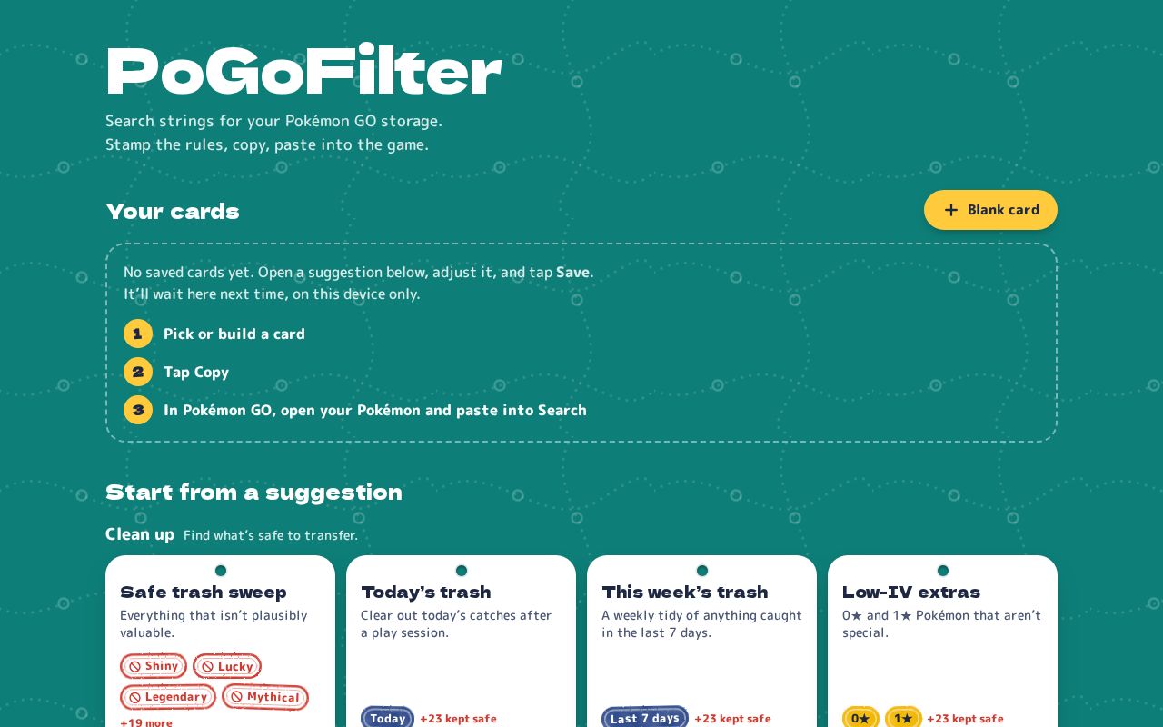 Preview of Pogofilter
