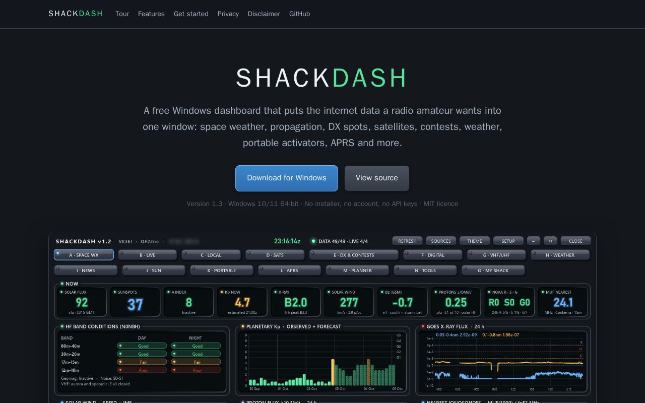 Preview of ShackDash