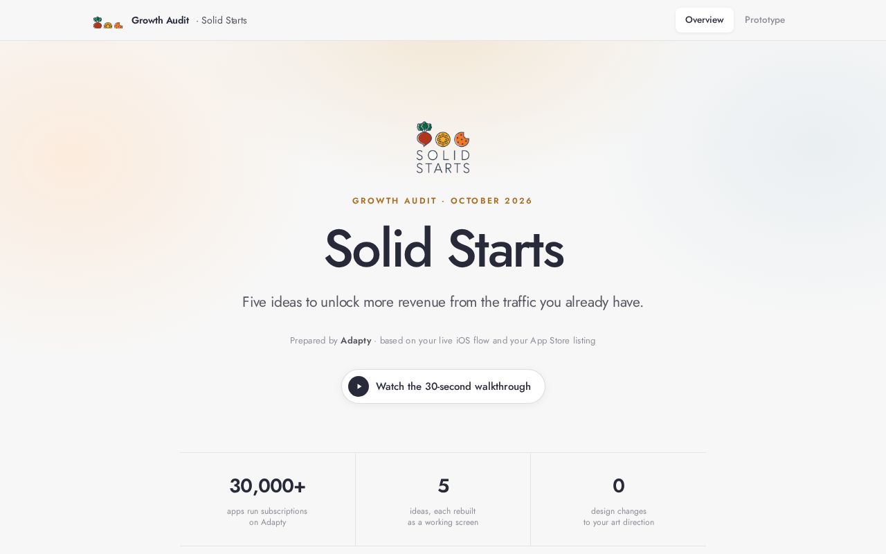 Preview of Solidstarts Flow Rebuild