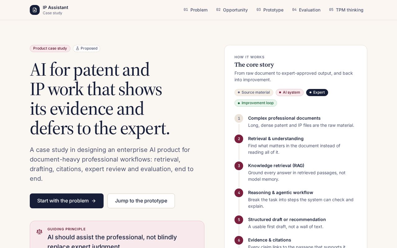 Preview of Ip Assistant Case Study