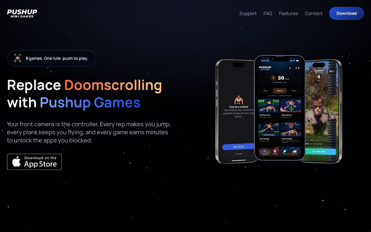 Preview of Pushup Web