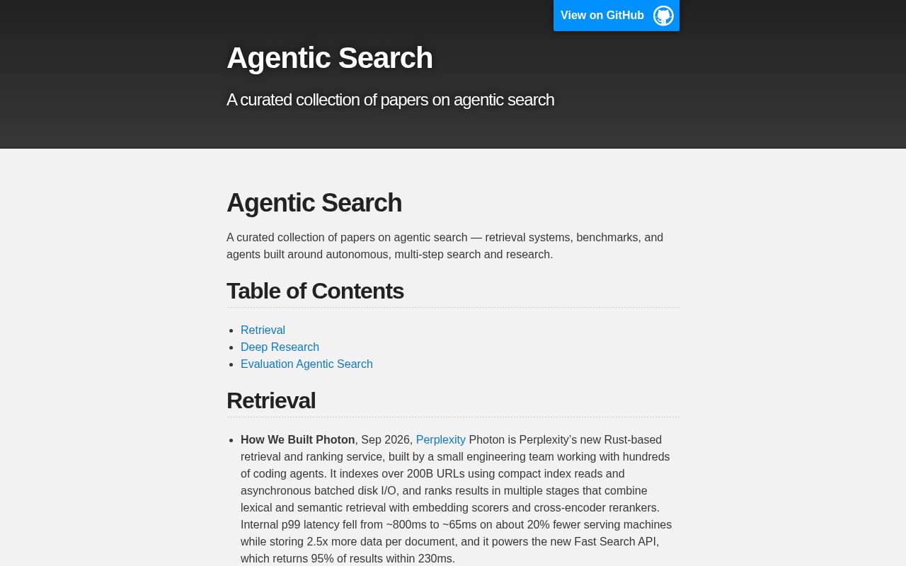 Preview of AgenticSearch
