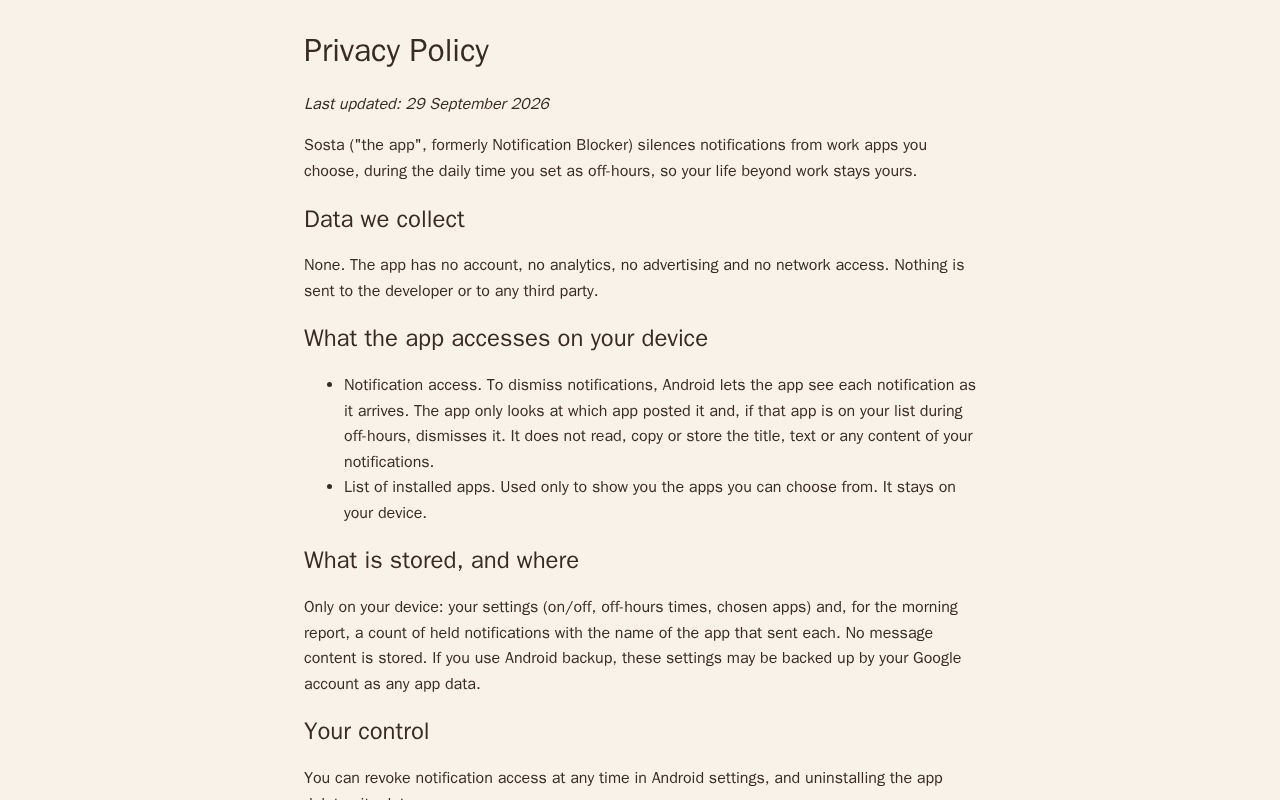 Preview of NotificationBlocker