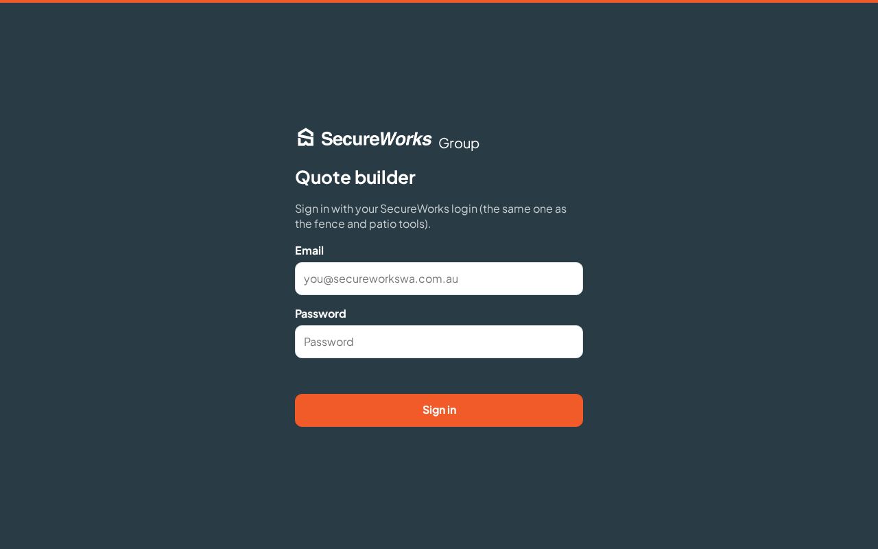 Preview of Quote Builder