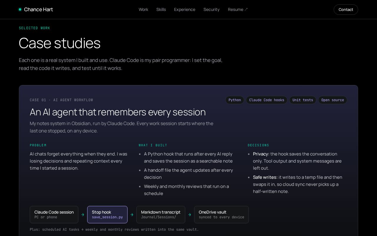 Preview of Claude Session Saver