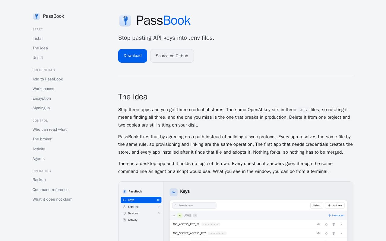 Preview of Passbook
