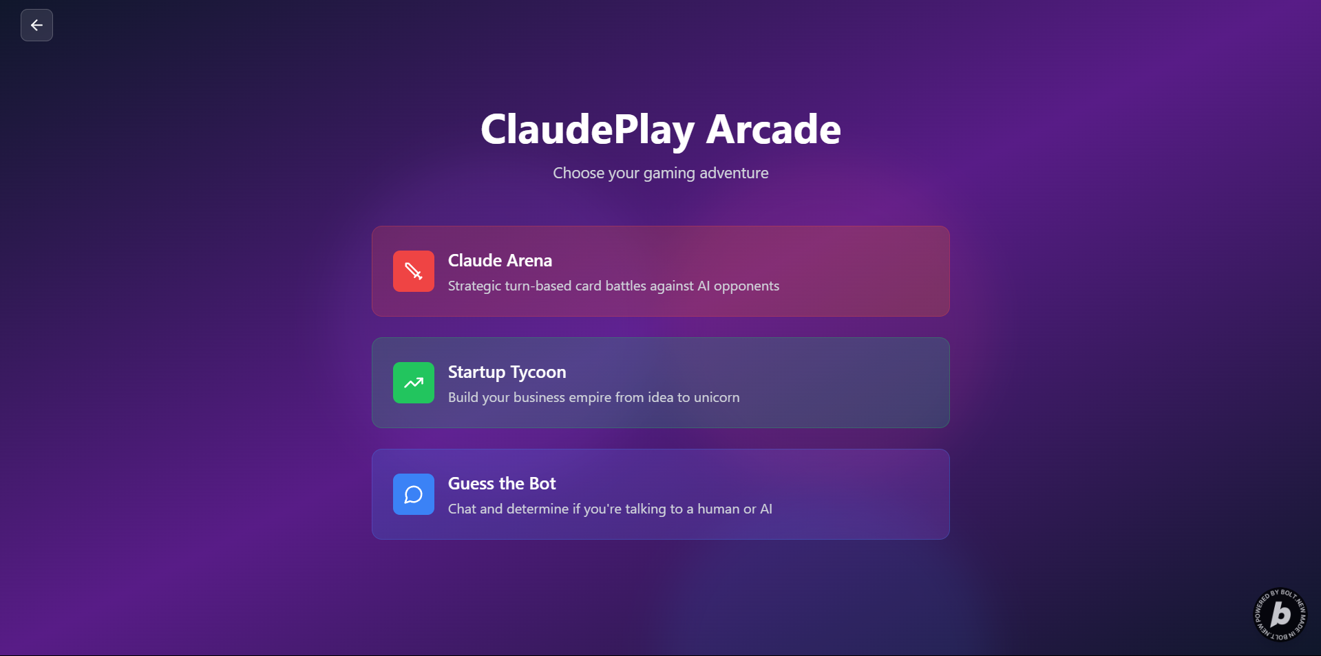Preview of ClaudePlay