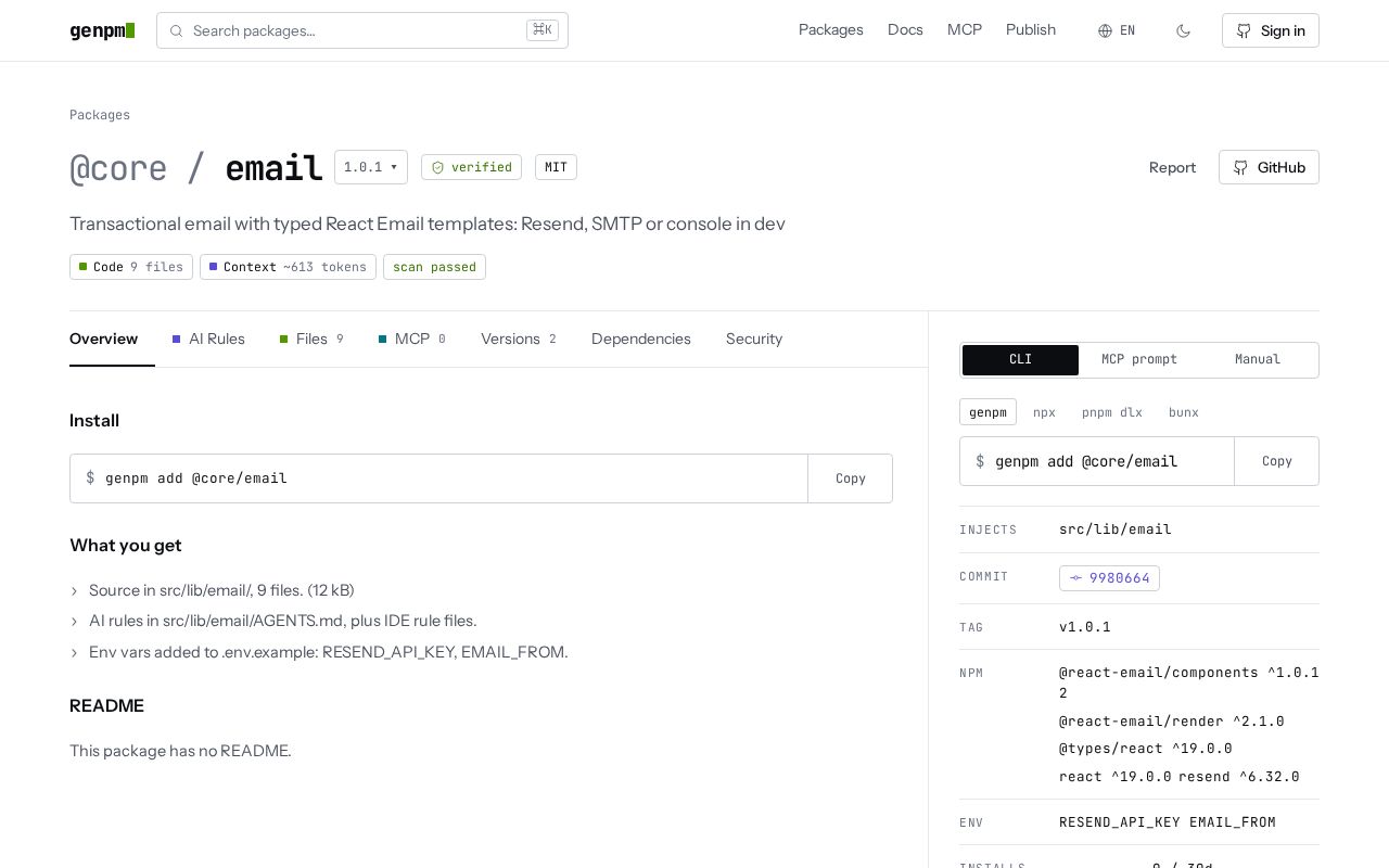 Preview of Email