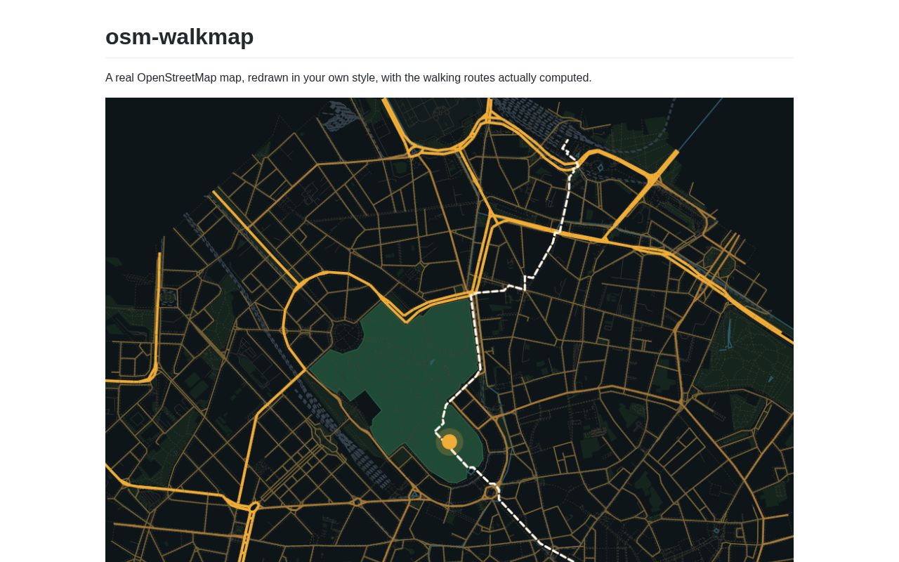 Preview of Osm Walkmap
