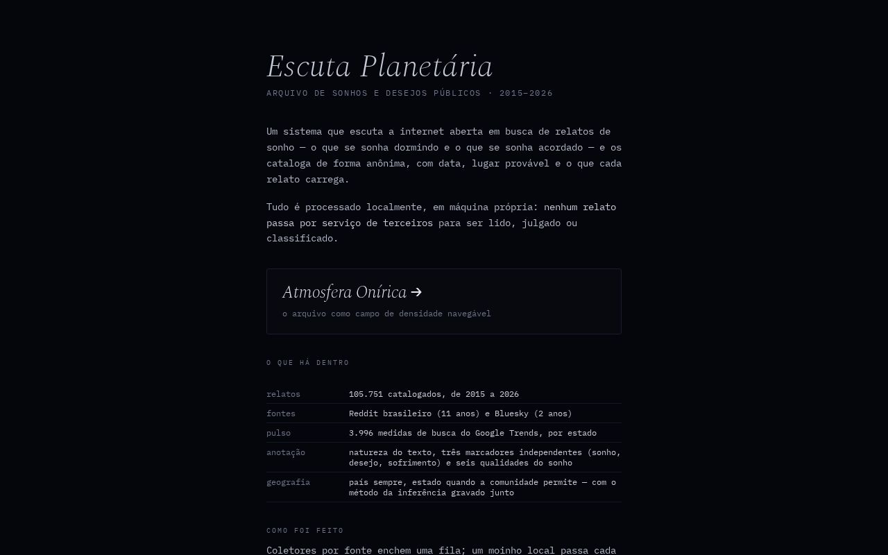 Preview of Escuta Planetaria
