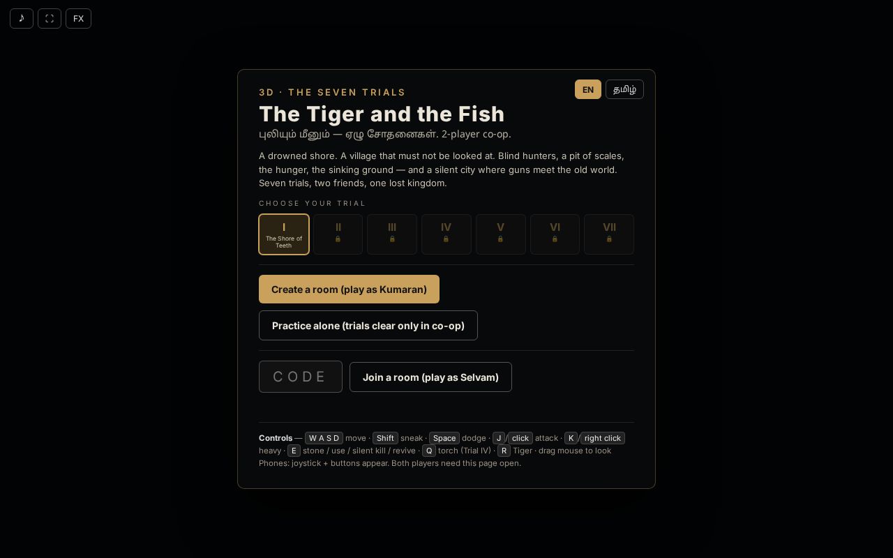 Preview of Tiger And Fish