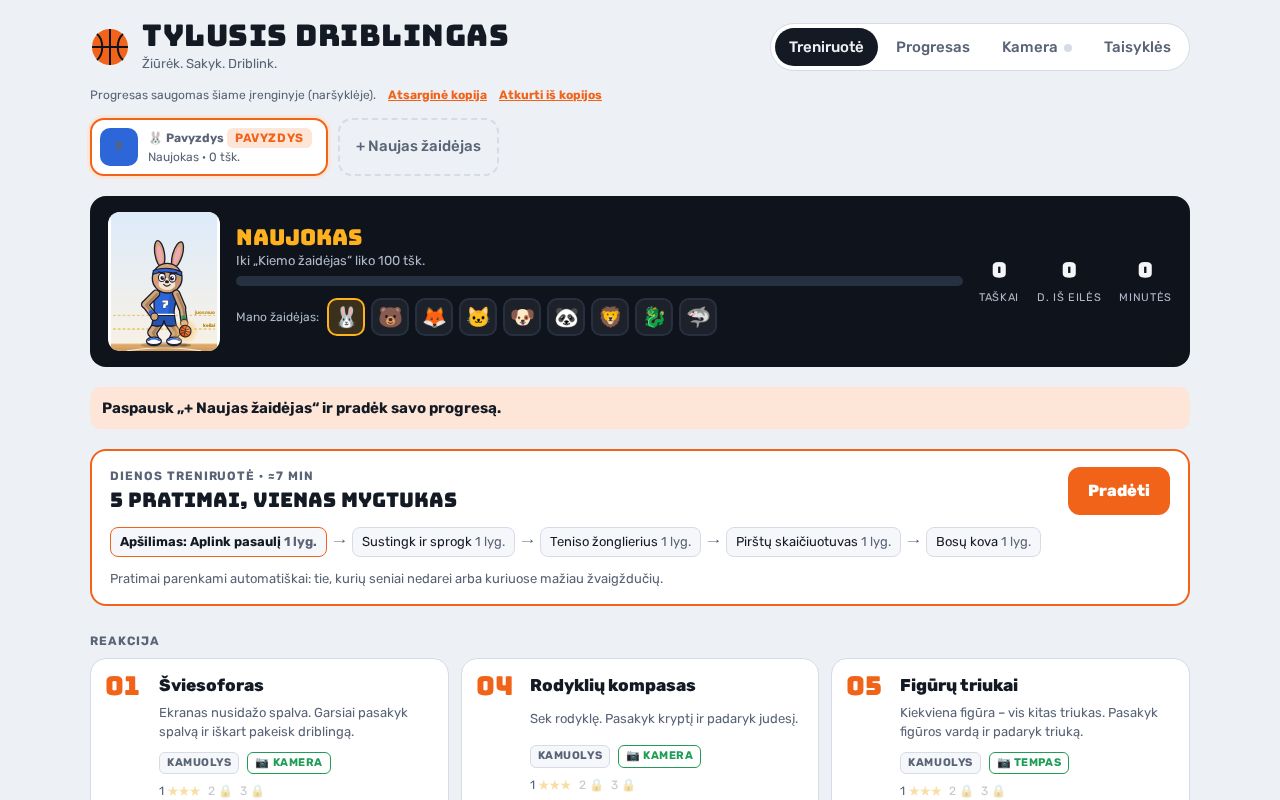 Preview of Tylusis Driblingas