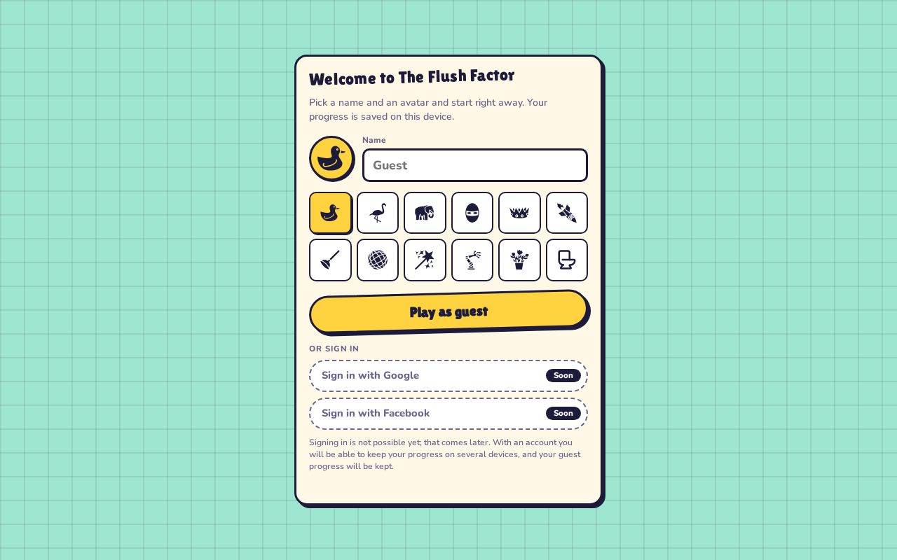 Preview of The Flush Factor Test