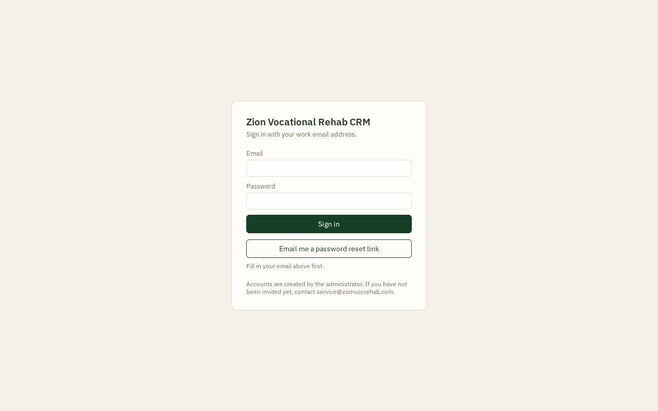 Preview of Zion Crm