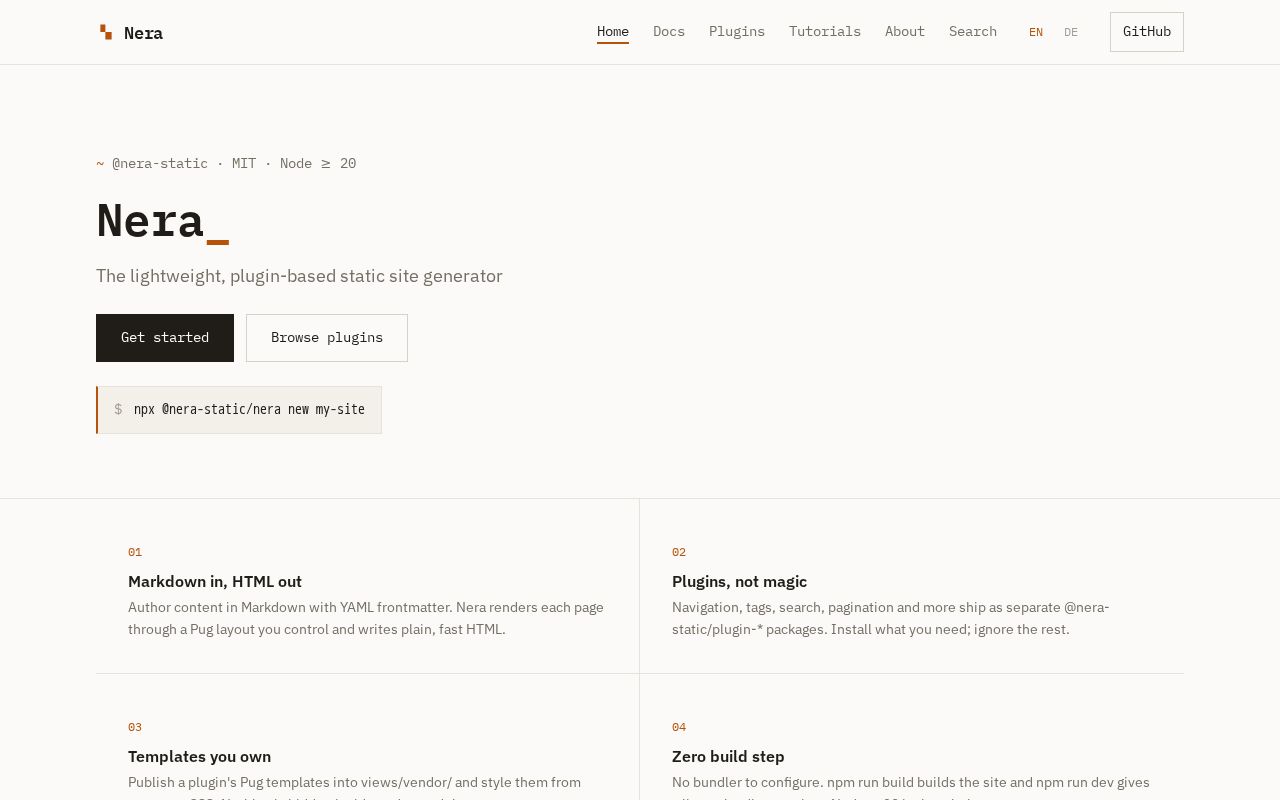 Preview of Nera Highlightjs Pug
