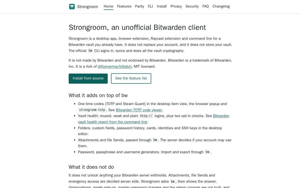 Preview of Strongroom