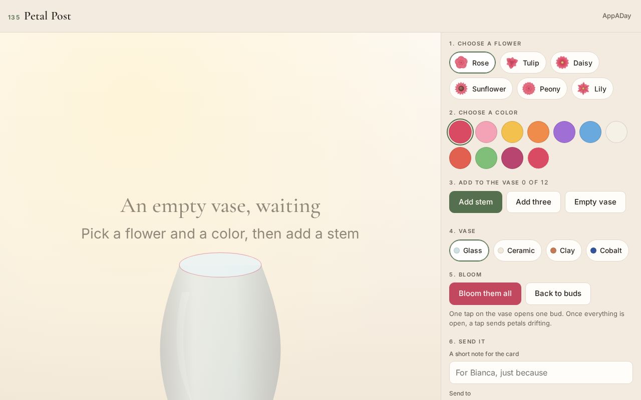 Preview of Appaday 135 Petal Post