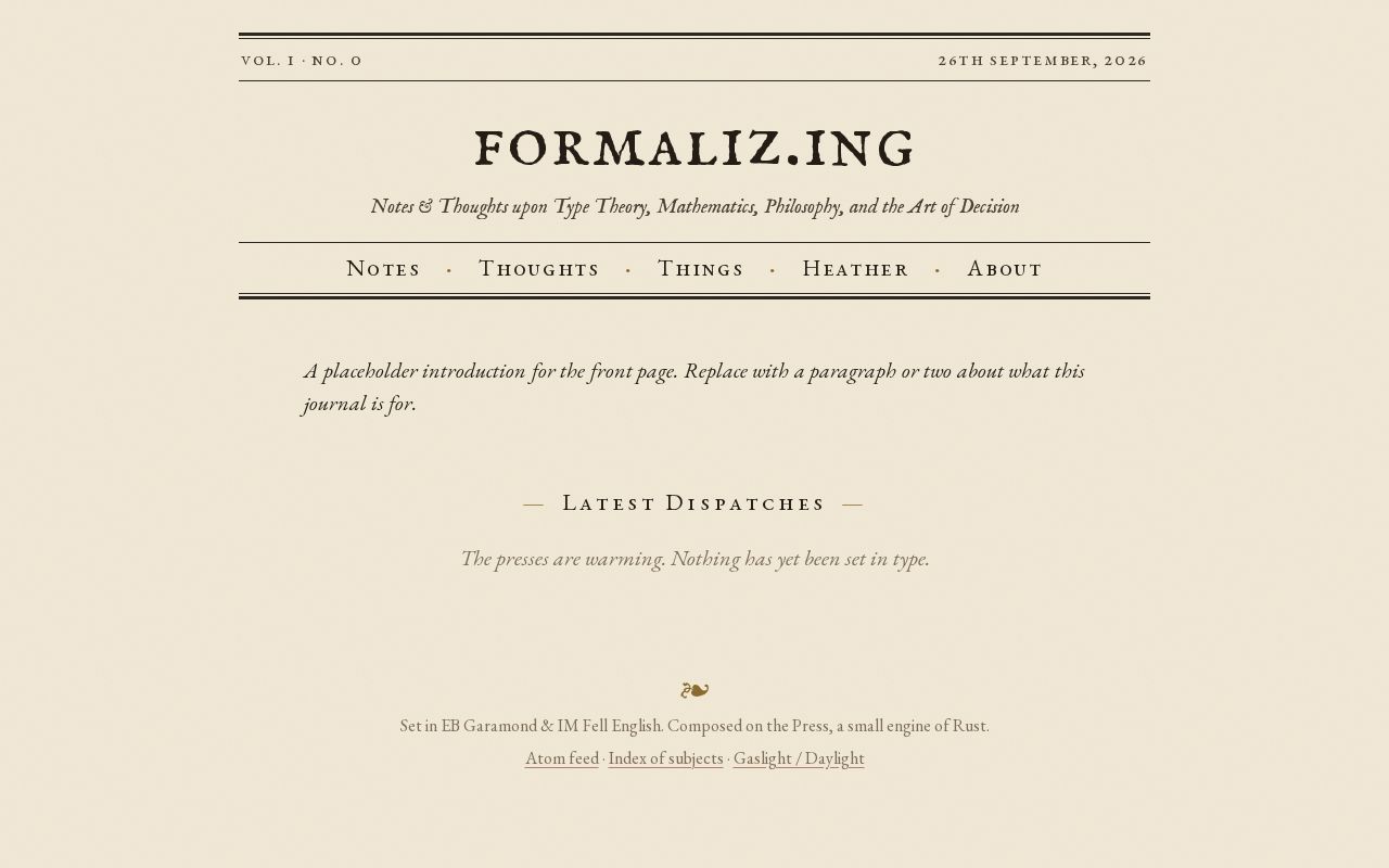 Preview of Formaliz Ing