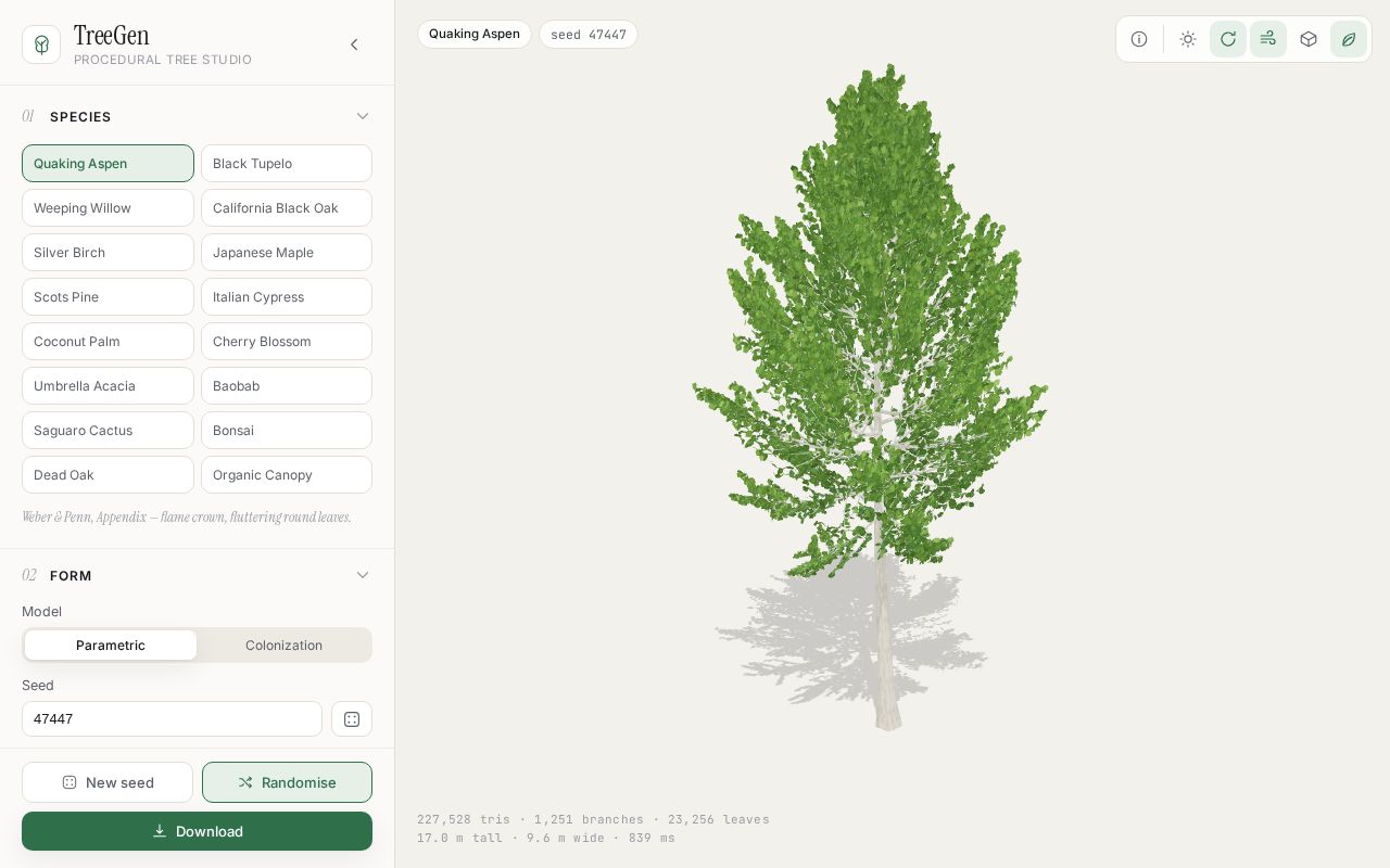 Preview of TreeGen