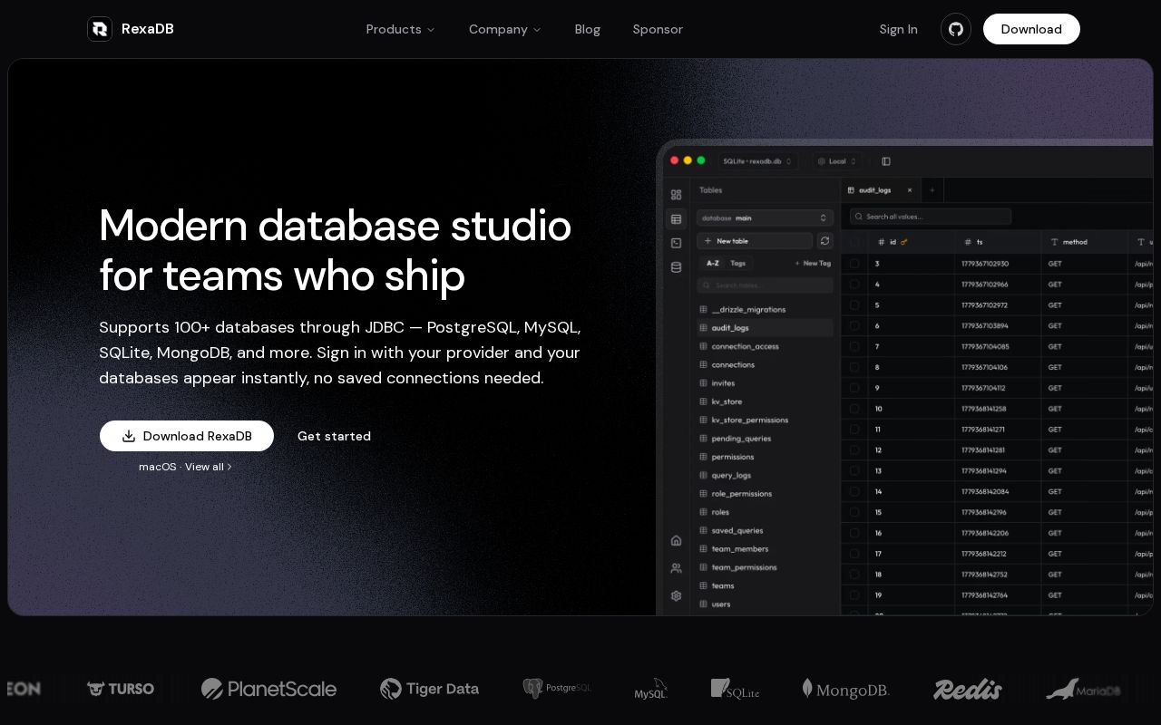 Preview of RexaDB