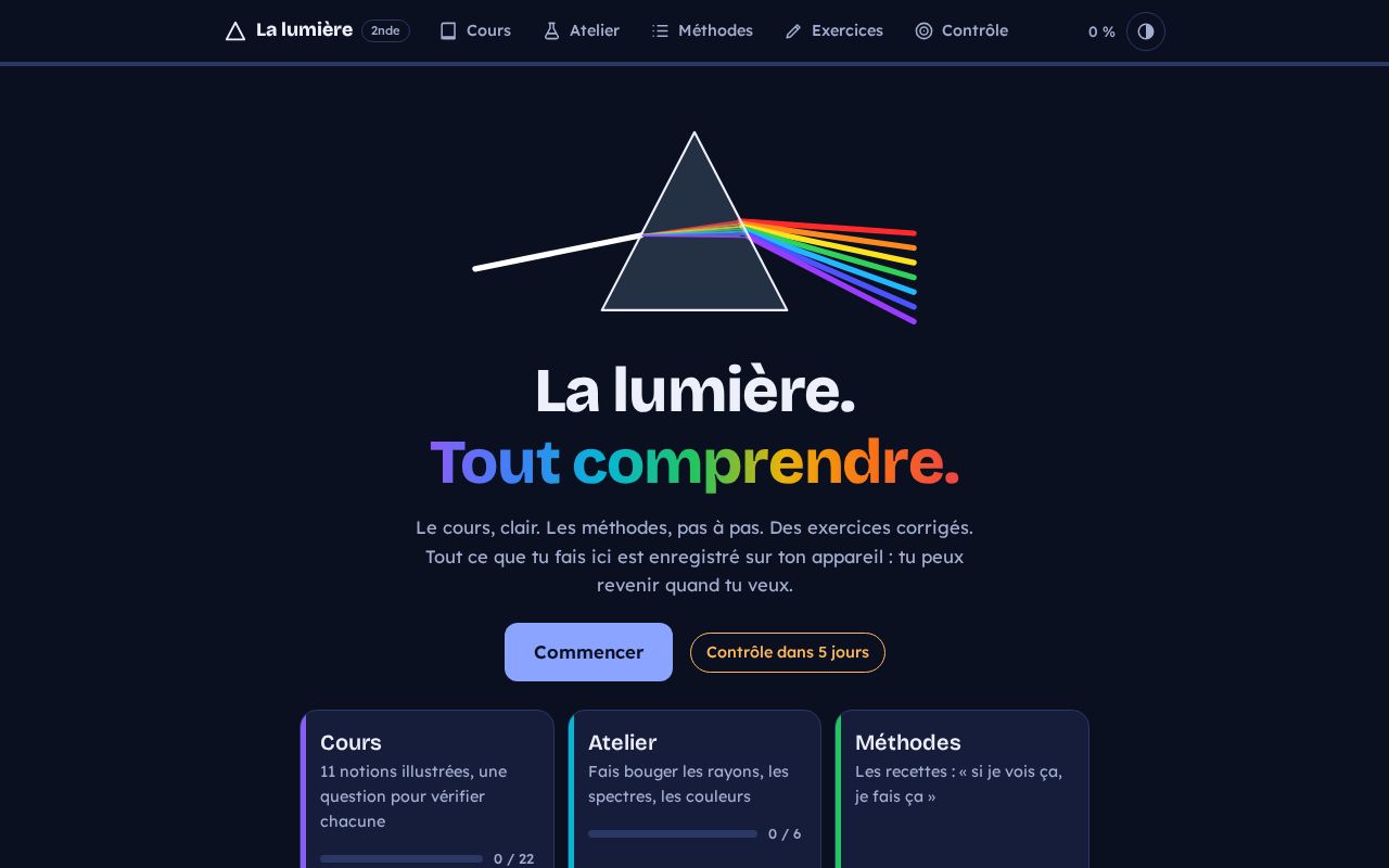 Preview of Lumiere 2nde