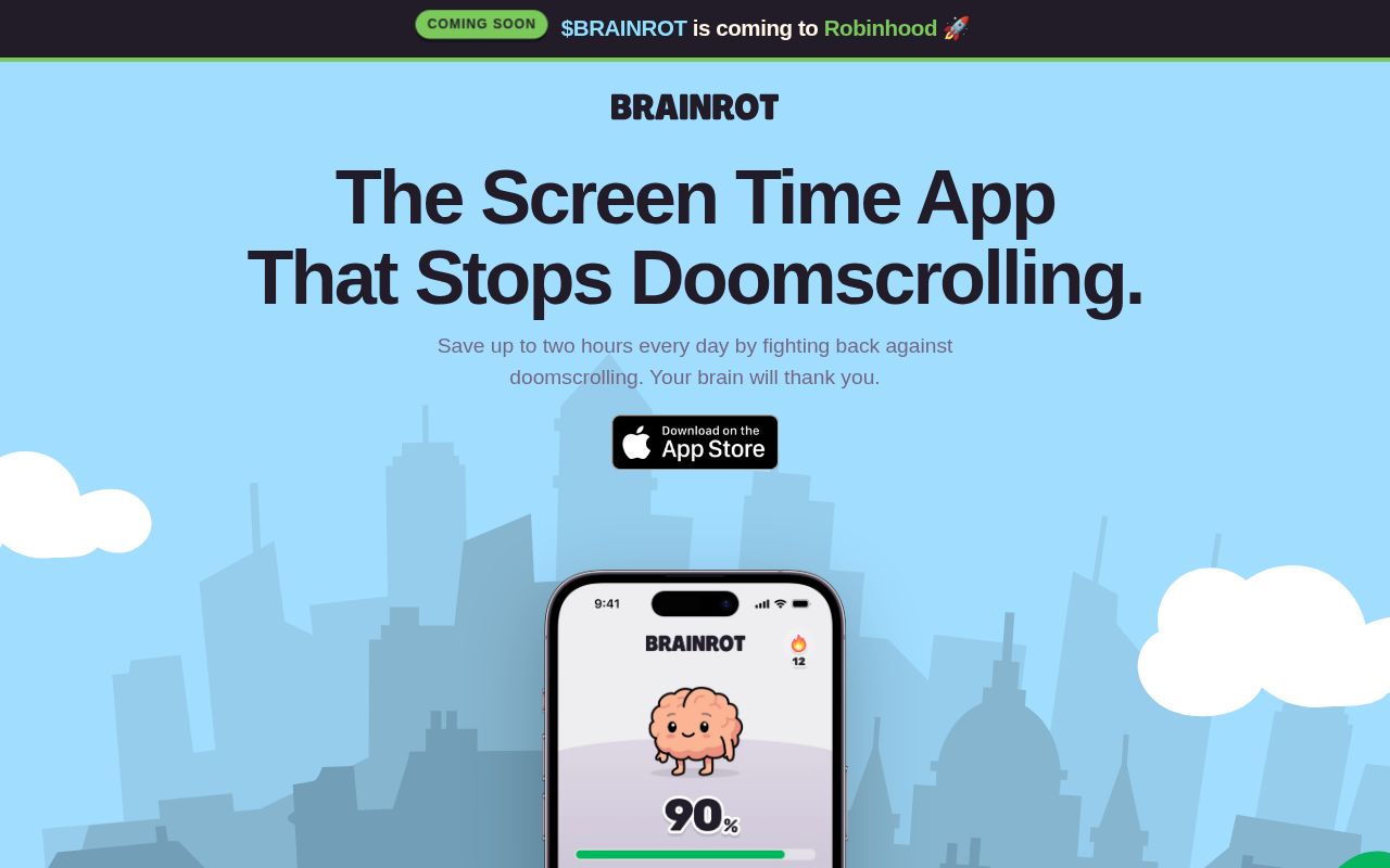 Preview of Thebrainrotapp Com