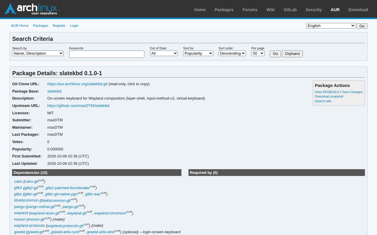 Preview of Slatekbd