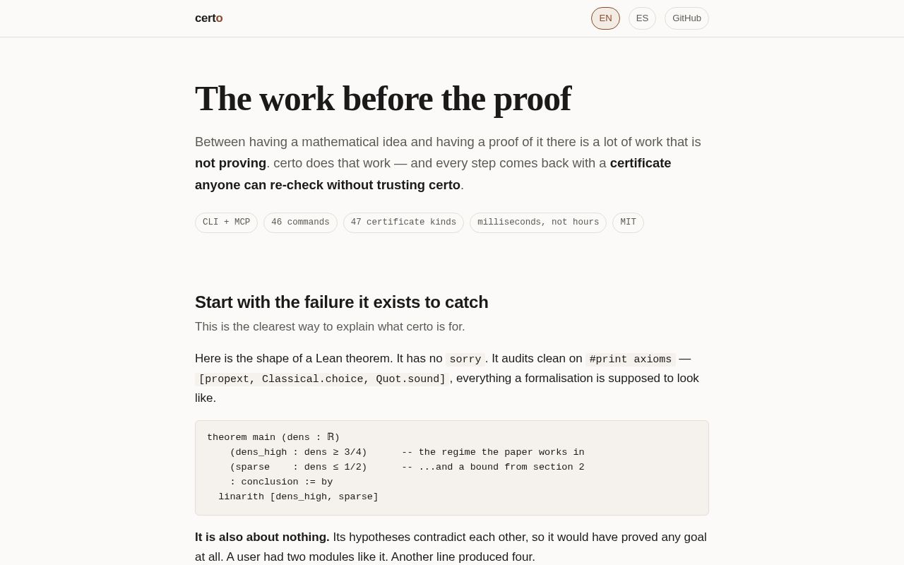 Preview of Certo Math