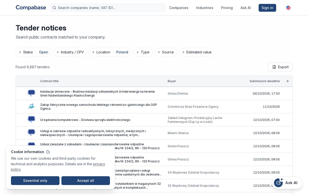 Preview of Polish Public Tenders MCP