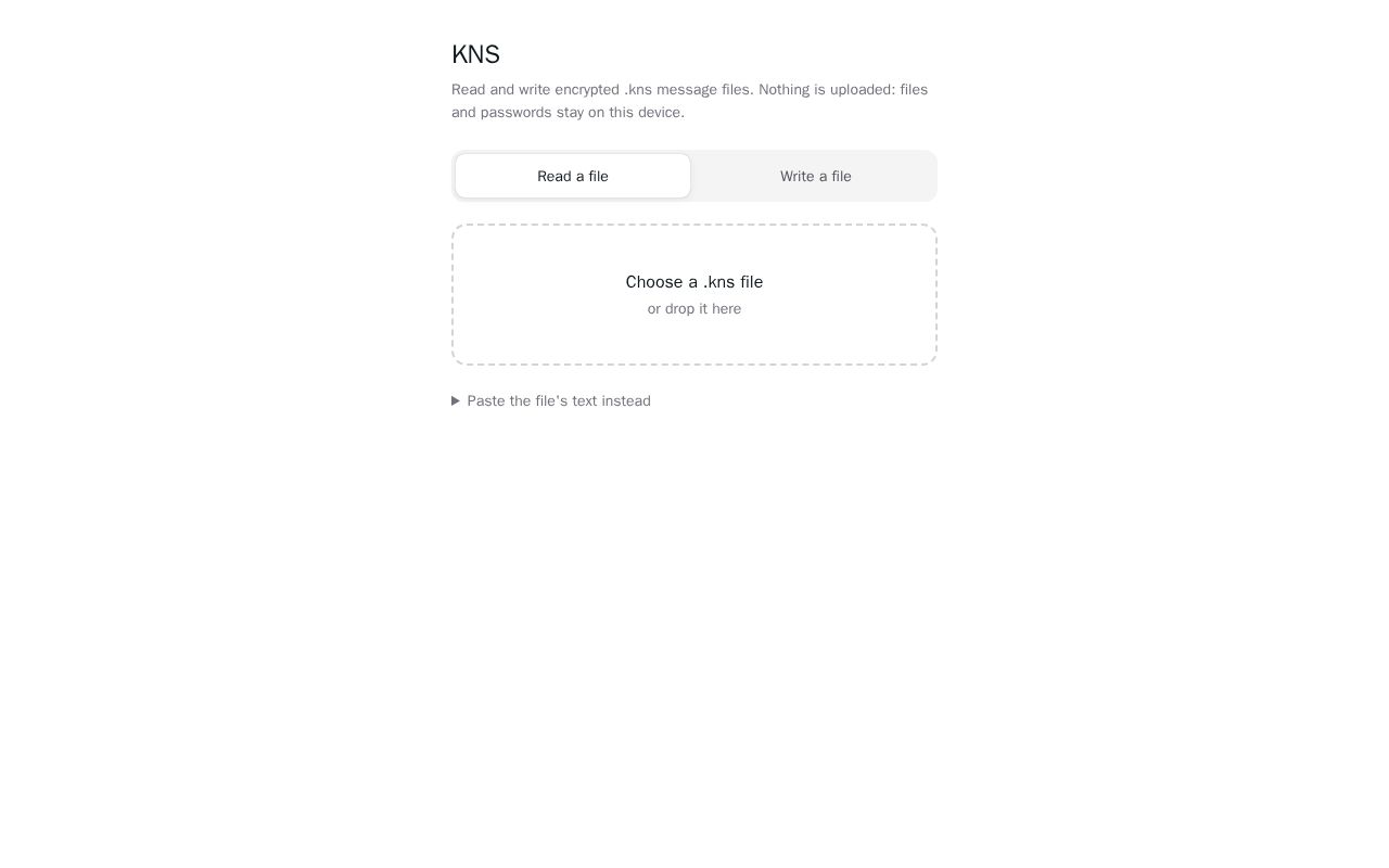 Preview of Kns Format